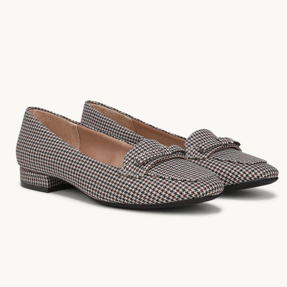Life Stride Houndstooth Patterned Loafers